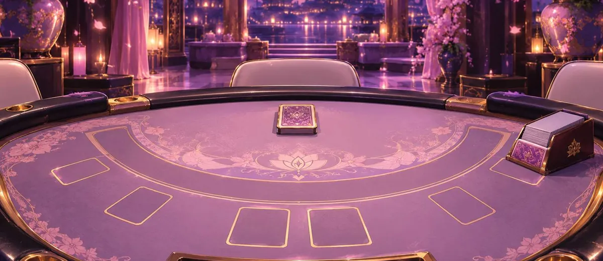Ilustrasi lg3__hero_blackjack table and casino dealer — panduan Suporter Bertanggung Jawab Liga365